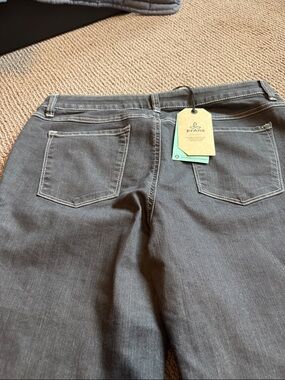 Prana Straight-Leg Jeans in Charcoal Gray